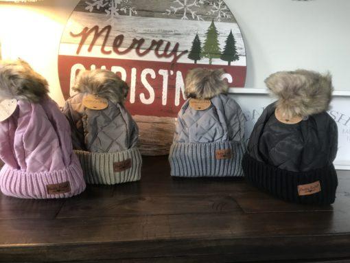 Puffer hats Boutique style