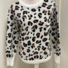 Cute White Leopard Sweater