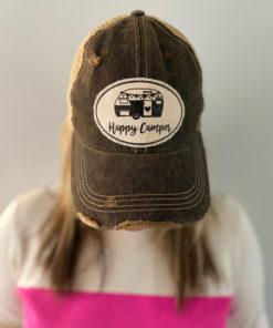 Happy Camper Trucker Hat Featrue Image