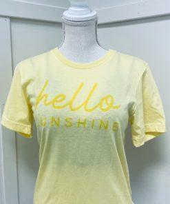 HELLO SUNSHINE WOMEN'S GRAPHIC T-SHIRT