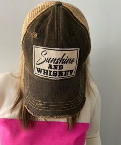 Sunshine and Whiskey Trucker Hat