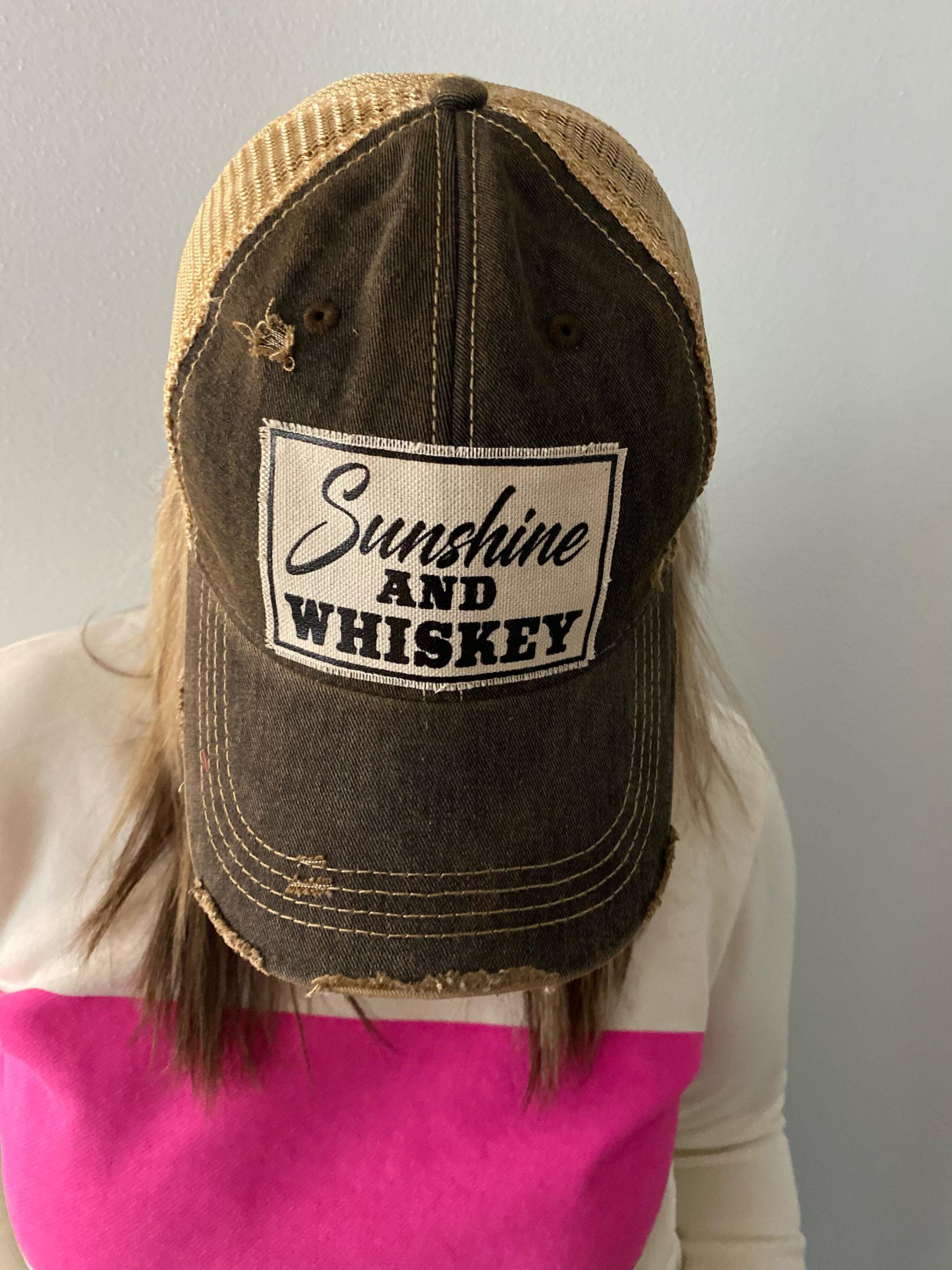 Sunshine and Whiskey Trucker Hat