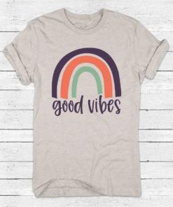 GOOD VIBES WOMEN'S GRAPHIC T-SHIRT